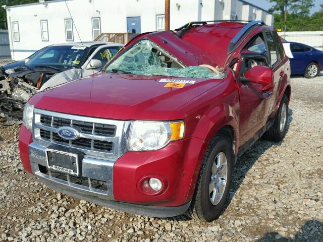 1FMCU9E78BKB67298 - 2011 FORD ESCAPE LIM MAROON photo 2