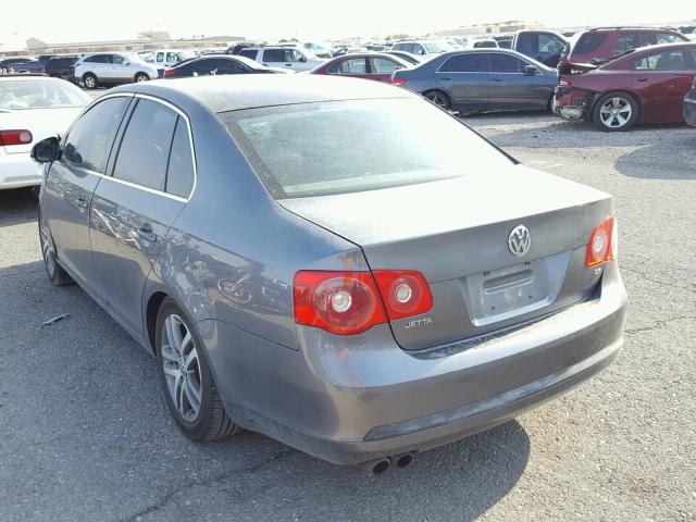 3VWSF71K25M603503 - 2005 VOLKSWAGEN NEW JETTA GRAY photo 3