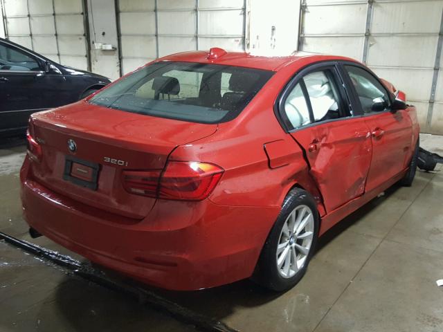 WBA8E5G53GNT94980 - 2016 BMW 320 XI RED photo 4