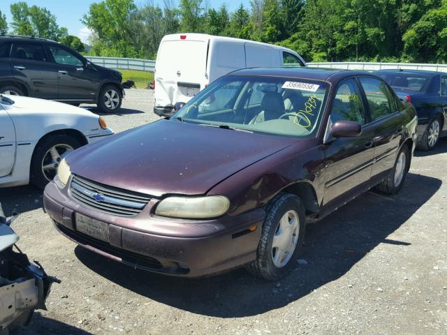 1G1NE52JXY6285804 - 2000 CHEVROLET MALIBU LS MAROON photo 2