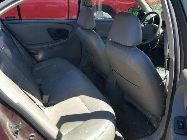 1G1NE52JXY6285804 - 2000 CHEVROLET MALIBU LS MAROON photo 6