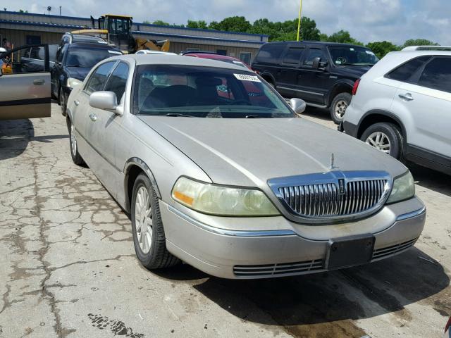 1LNHM81W13Y683059 - 2003 LINCOLN TOWN CAR E SILVER photo 1