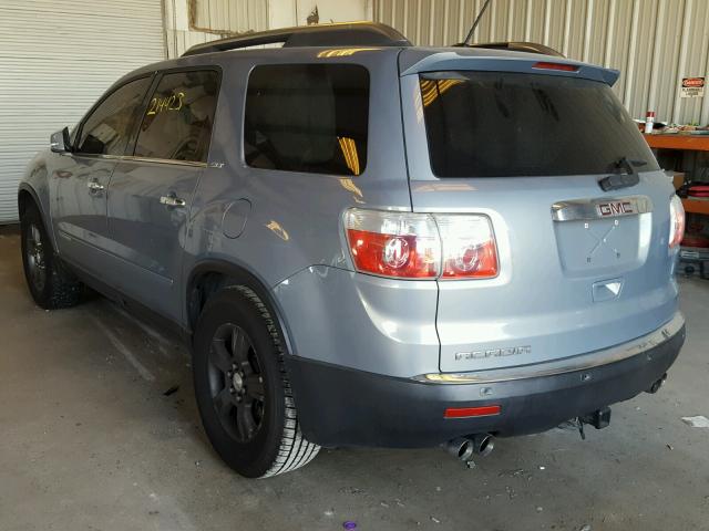 1GKER33757J155352 - 2007 GMC ACADIA SLT ლურჯი ფოტო 3