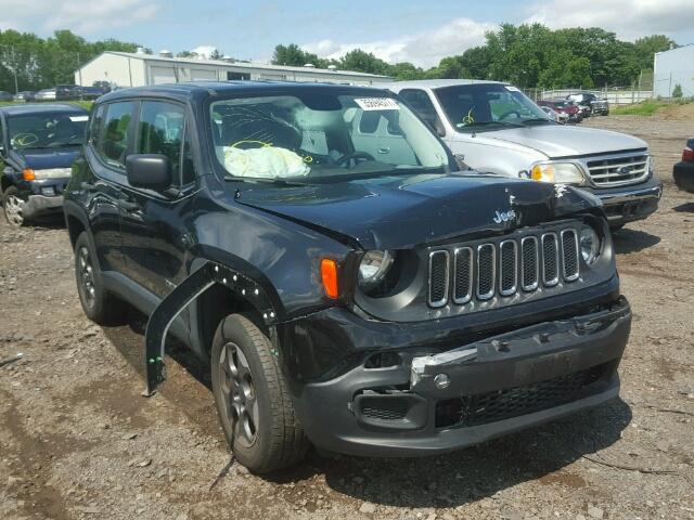 ZACCJBAH0FPB60166 - 2015 JEEP RENEGADE BLACK photo 1