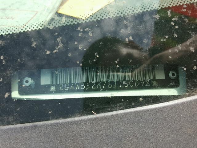 2G4WB52K731130698 - 2003 BUICK REGAL LS 白色 照片 10