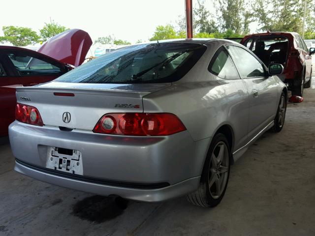 JH4DC53096S007283 - 2006 ACURA RSX TYPE-S SILVER photo 4