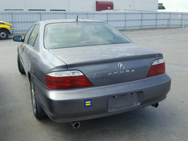 19UUA56973A009814 - 2003 ACURA 3.2TL TYPE GRAY photo 3