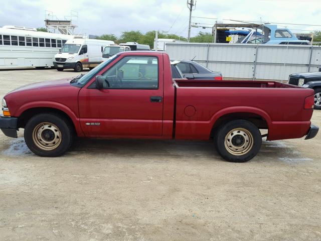 1GCCS145618252051 - 2001 CHEVROLET S TRUCK S1 RED photo 9