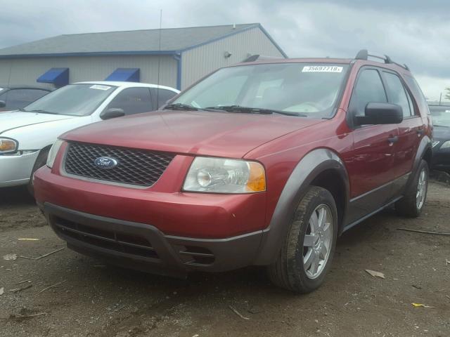 1FMZK01176GA14143 - 2006 FORD FREESTYLE RED photo 2