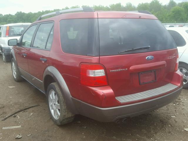 1FMZK01176GA14143 - 2006 FORD FREESTYLE RED photo 3