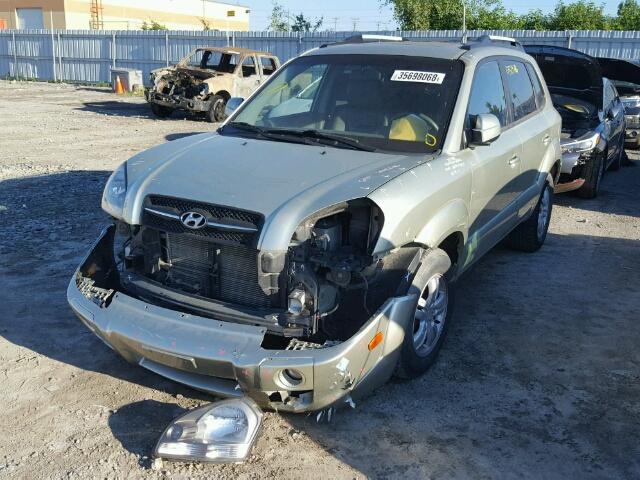 KM8JM72D07U647076 - 2007 HYUNDAI TUCSON GL SILVER photo 2