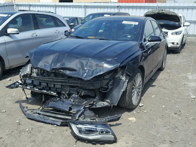 3LN6L5F9XHR614226 - 2017 LINCOLN MKZ RESERV BLACK photo 2