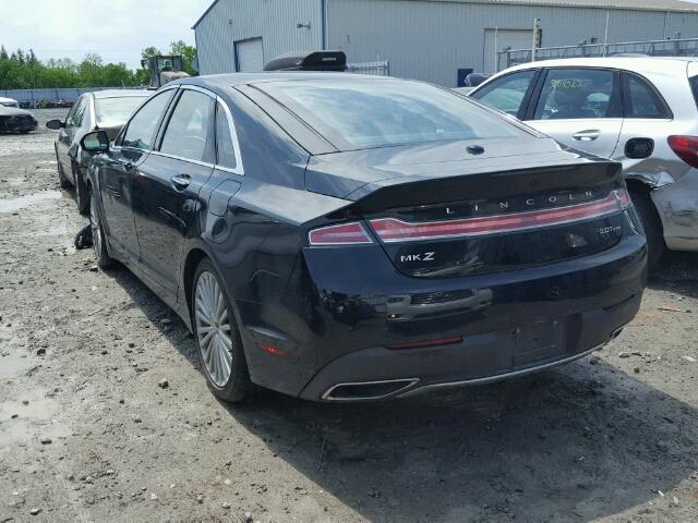 3LN6L5F9XHR614226 - 2017 LINCOLN MKZ RESERV BLACK photo 3