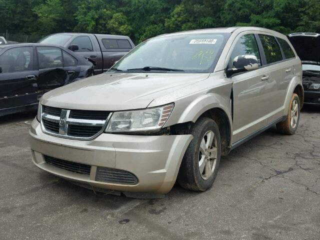 3D4GG57V19T232991 - 2009 DODGE JOURNEY SX GOLD photo 2