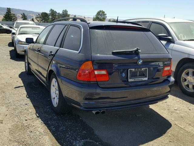 WBAAX13423PJ00520 - 2003 BMW 325 IT BLUE photo 3