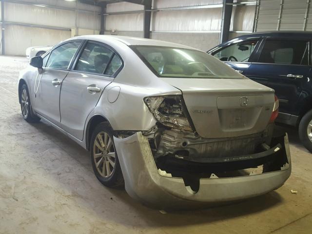 19XFB2F95CE007575 - 2012 HONDA CIVIC EXL 银色 照片 3