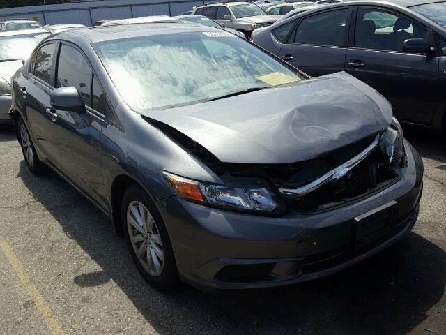 19XFB2F82CE308554 - 2012 HONDA CIVIC EX GRAY photo 1