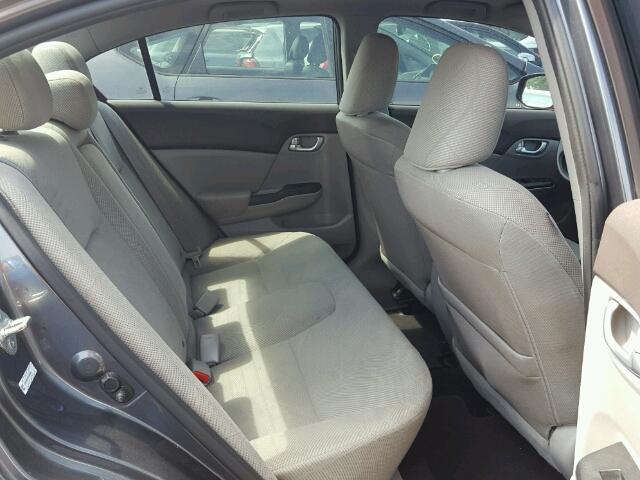 19XFB2F82CE308554 - 2012 HONDA CIVIC EX GRAY photo 6