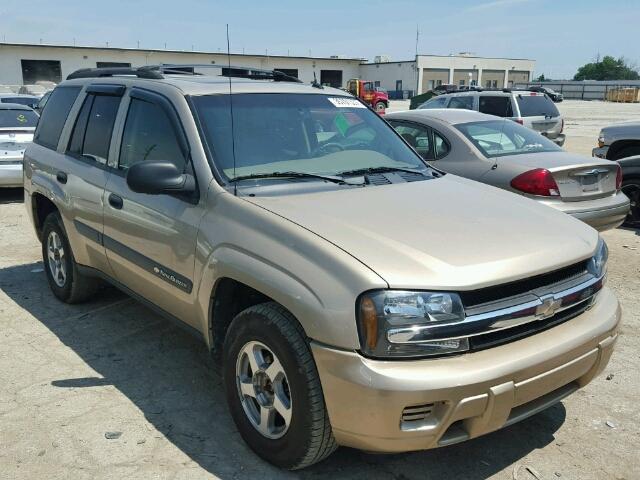 1GNDT13S142179114 - 2004 CHEVROLET TRAILBLAZE BROWN photo 1