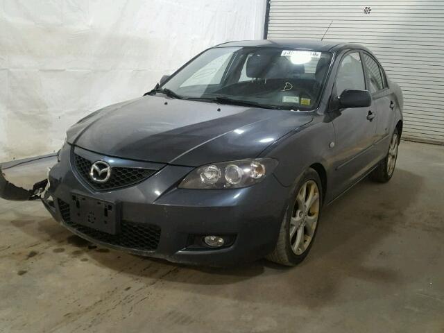 JM1BK32G791228809 - 2009 MAZDA 3 I CHARCOAL photo 2