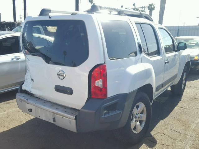 5N1AN0NU8DN810224 - 2013 NISSAN XTERRA X WHITE photo 4