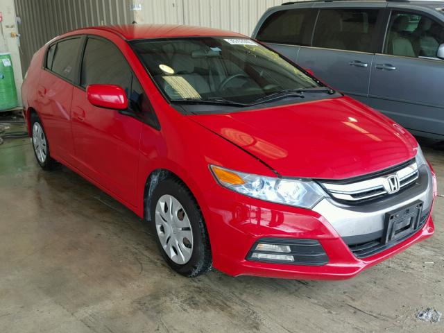 JHMZE2H30CS000641 - 2012 HONDA INSIGHT RED photo 1