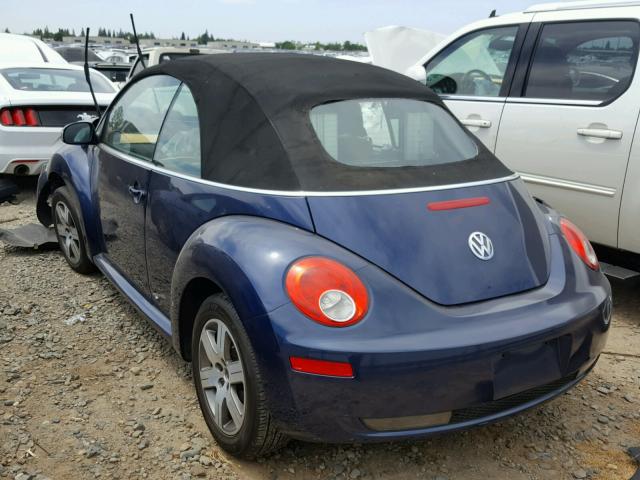 3VWRG31Y36M322627 - 2006 VOLKSWAGEN NEW BEETLE ლურჯი ფოტო 3