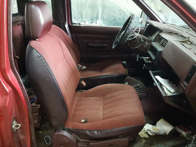 1N6SD16S5NC329078 - 1992 NISSAN TRUCK KING RED photo 5
