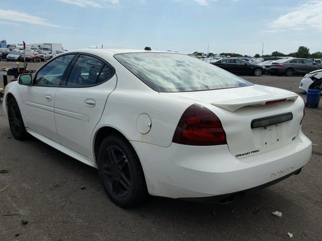 2G2WR544051293800 - 2005 PONTIAC GRAND PRIX WHITE photo 3
