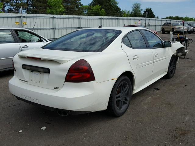 2G2WR544051293800 - 2005 PONTIAC GRAND PRIX WHITE photo 4