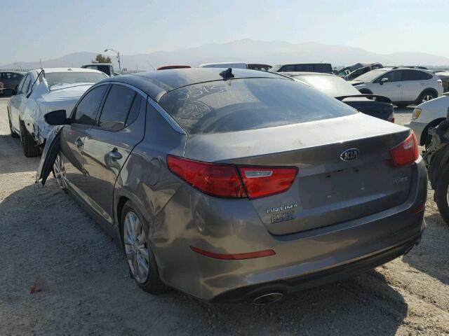 5XXGN4A73EG293515 - 2014 KIA OPTIMA EX CHARCOAL photo 3