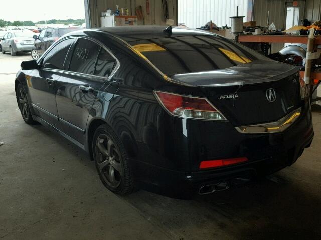 19UUA9F52AA005672 - 2010 ACURA TL BLACK photo 3