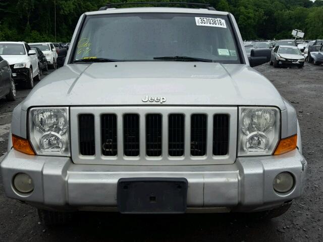 1J8HG48N66C245830 - 2006 JEEP COMMANDER 银色 照片 10