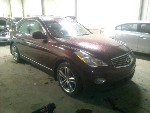 JN1BJ0HR0DM482379 - 2013 INFINITI EX37 BASE BURGUNDY photo 1