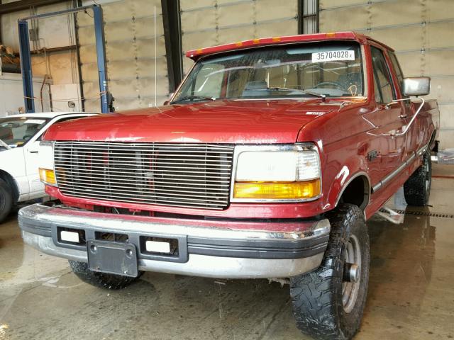 1FTHX26G4VEA82856 - 1997 FORD F250 RED photo 2