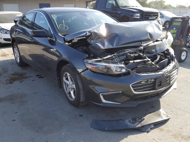 1G1ZB5STXHF238428 - 2017 CHEVROLET MALIBU LS ნაცრისფერი ფოტო 1