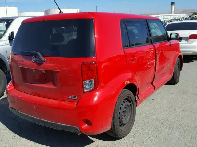 JTLZE4FE7FJ071285 - 2015 TOYOTA SCION XB RED photo 4