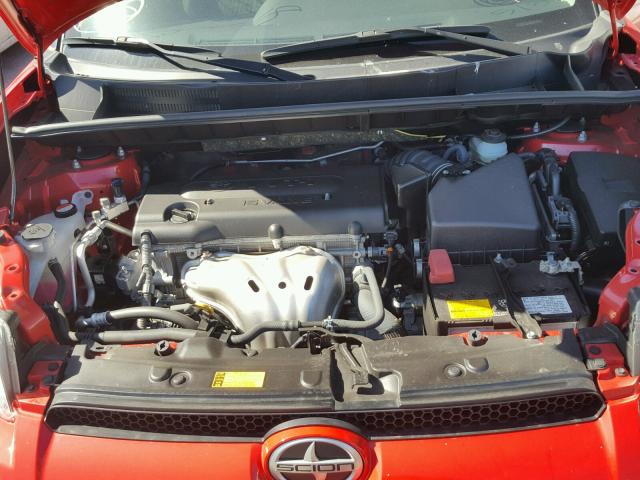 JTLZE4FE7FJ071285 - 2015 TOYOTA SCION XB RED photo 7
