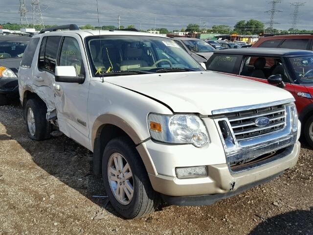 1FMEU74E98UB17780 - 2008 FORD EXPLORER E WHITE photo 1