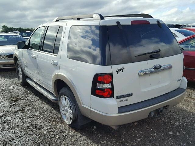 1FMEU74E98UB17780 - 2008 FORD EXPLORER E WHITE photo 3