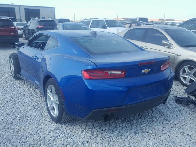 1G1FB1RS9G0133972 - 2016 CHEVROLET CAMARO LT BLUE photo 3