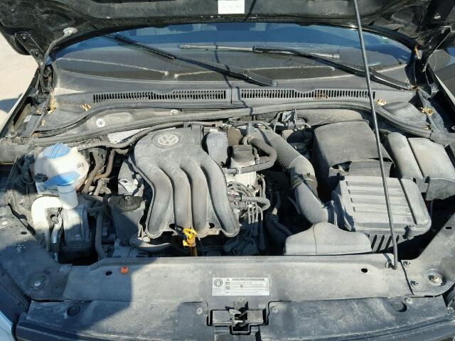 3VWDK7AJ3CM301517 - 2012 VOLKSWAGEN JETTA BLACK photo 7