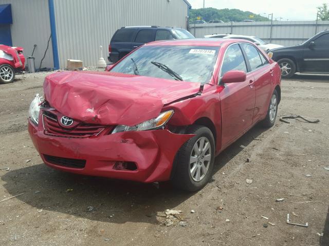 4T1BE46K97U078589 - 2007 TOYOTA CAMRY NEW RED photo 2