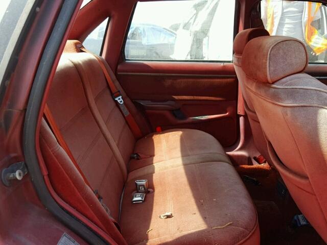 2FAPP39S9MB107512 - 1991 FORD TEMPO RED photo 6