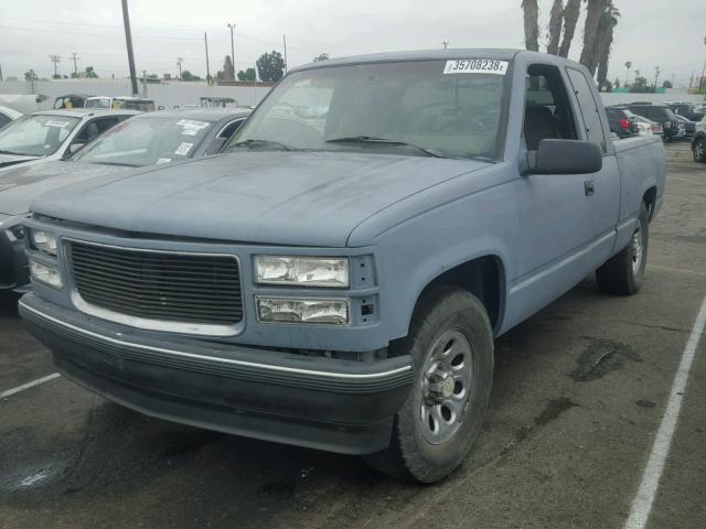 2GTFC29K2L1541691 - 1990 GMC SIERRA C25 GRAY photo 2