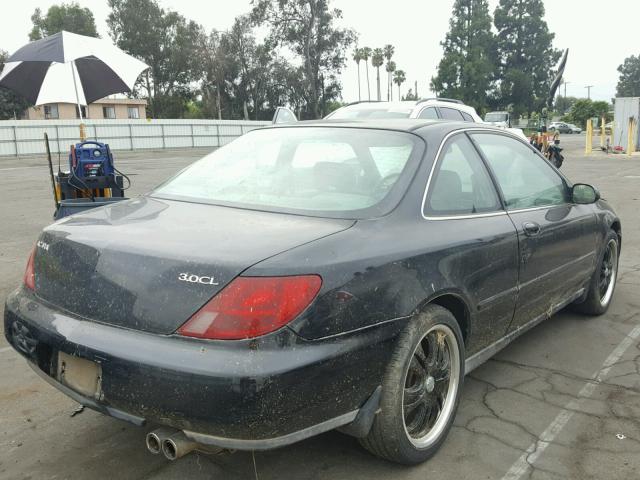 19UYA2253VL001705 - 1997 ACURA 3.0CL Czarny zdjęcie 4