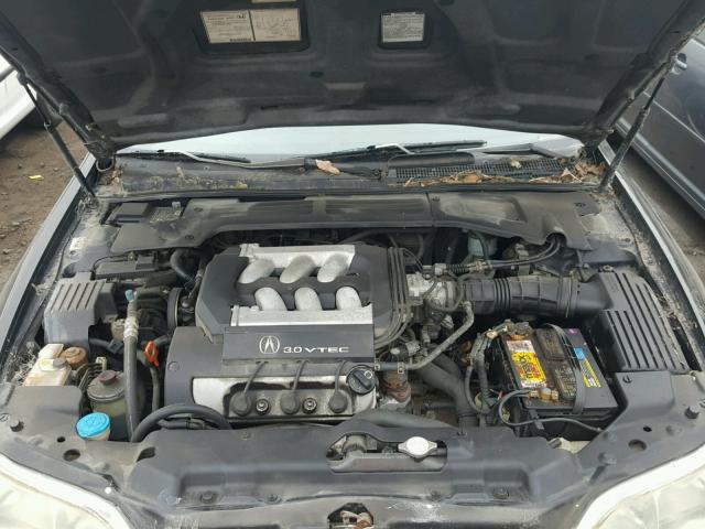 19UYA2253VL001705 - 1997 ACURA 3.0CL Czarny zdjęcie 7