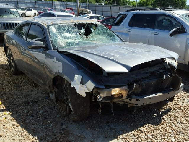 2B3CL3CG1BH608933 - 2011 DODGE CHARGER GRAY photo 1