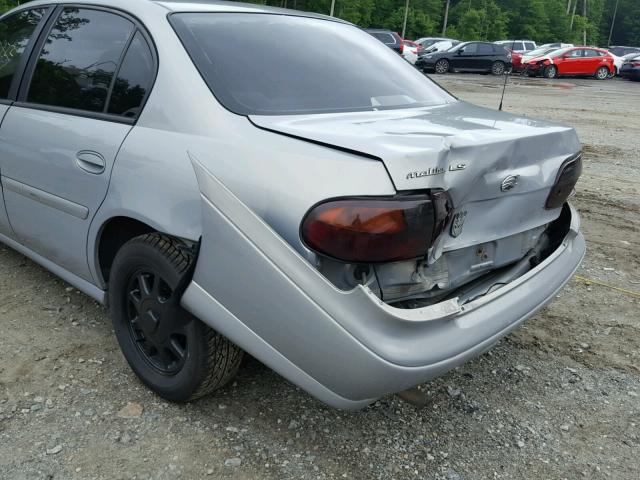 1G1NE52J8X6191015 - 1999 CHEVROLET MALIBU LS SILVER photo 9