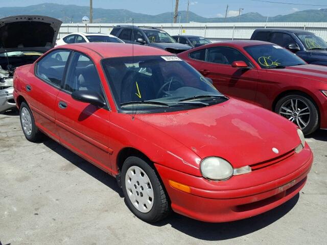 1P3ES47C5WD556815 - 1998 PLYMOUTH NEON HIGHL RED photo 1